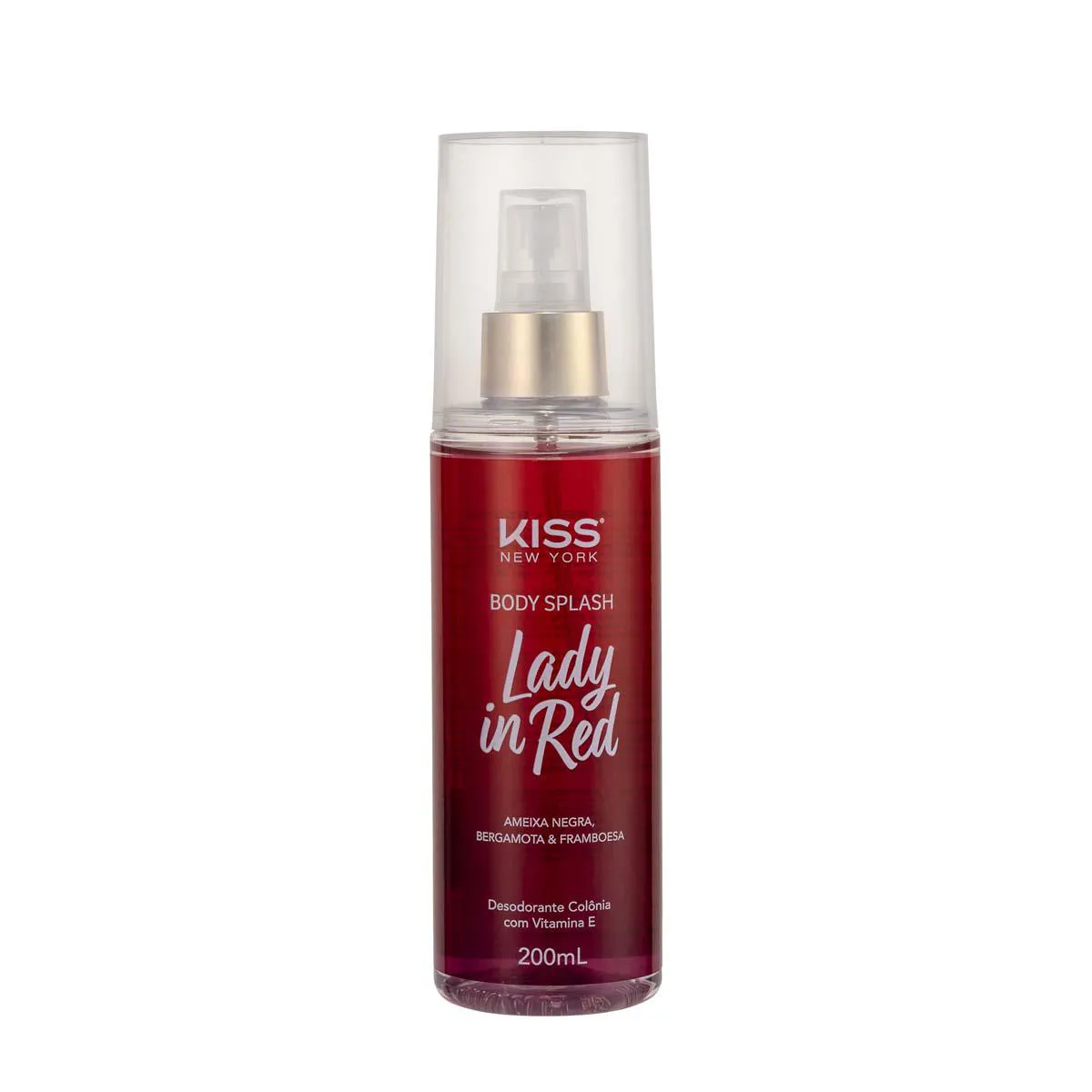 Body Splash Kiss New York Lady In Red 200ml — Kiss | Farmácia Resyla
