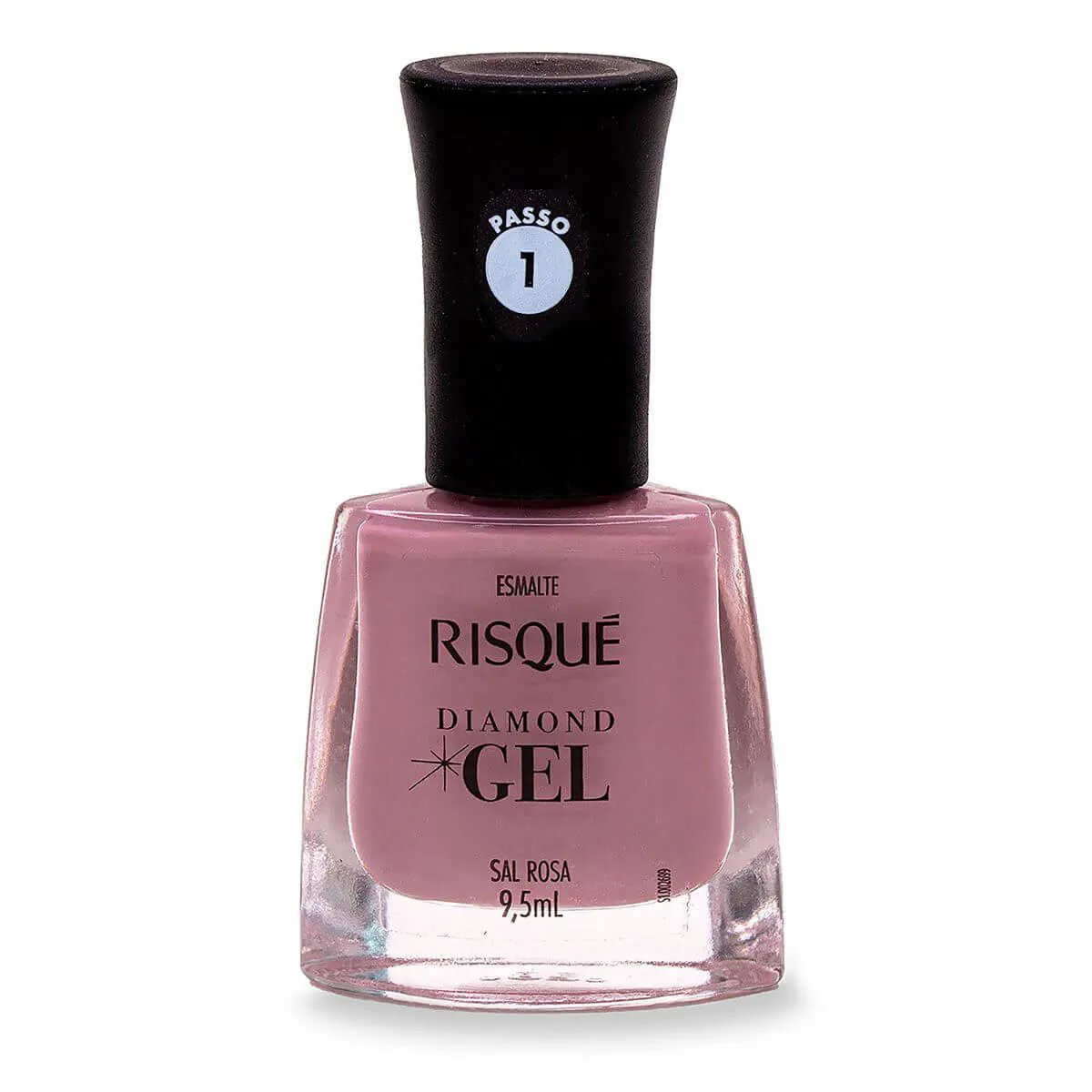 Esmalte Risqué Diamond Gel Sal Rosa Hipoalergênico com 9,5ml — Risqué | Farmácia Resyla