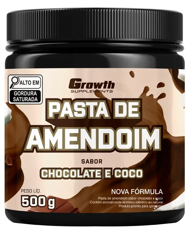 Pasta De Amendoim Sabor Chocolate E Coco 500g — | Farmácia Resyla