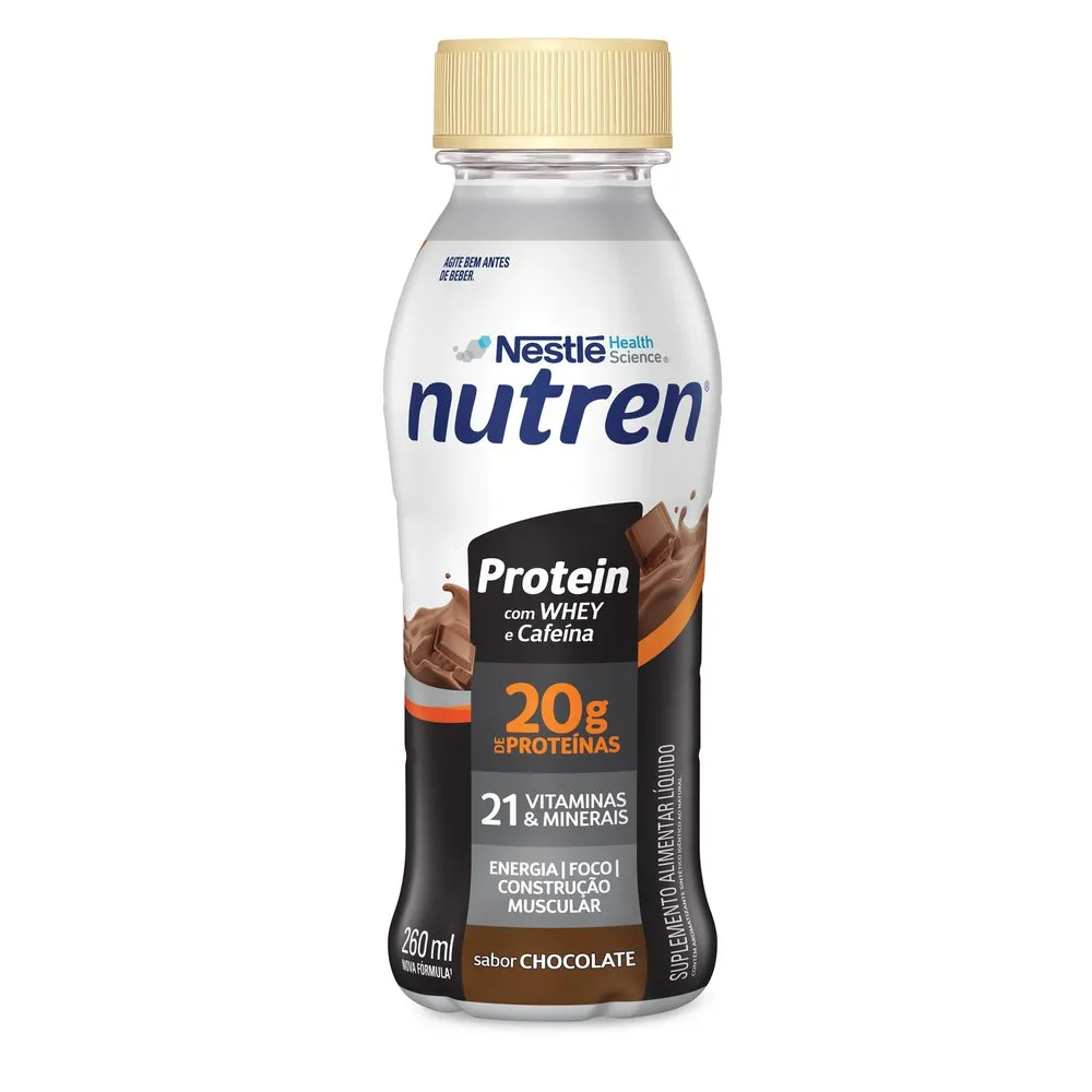 Suplemento Alimentar Nutren Protein Whey 20g De Proteínas Chocolate 260ml — Nutren | Farmácia Resyla