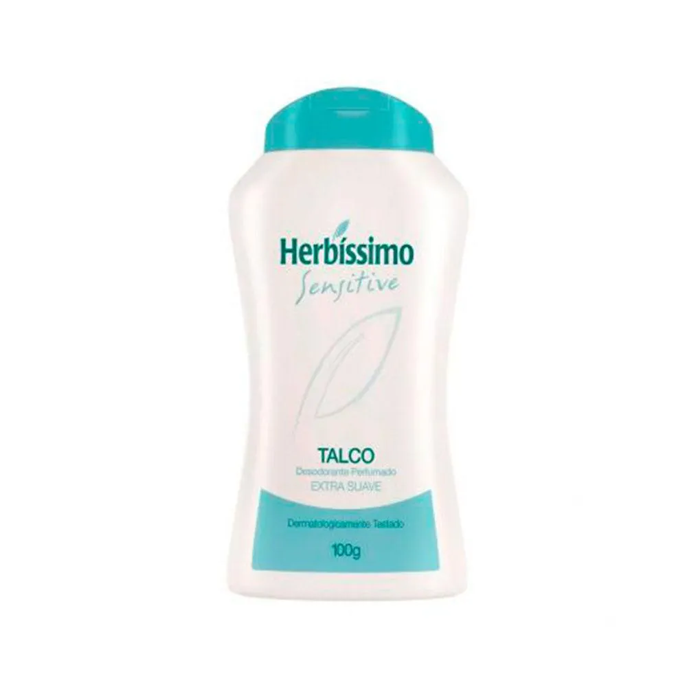 Talco Corporal Herbissimo Sensitive 100g — | Farmácia Resyla