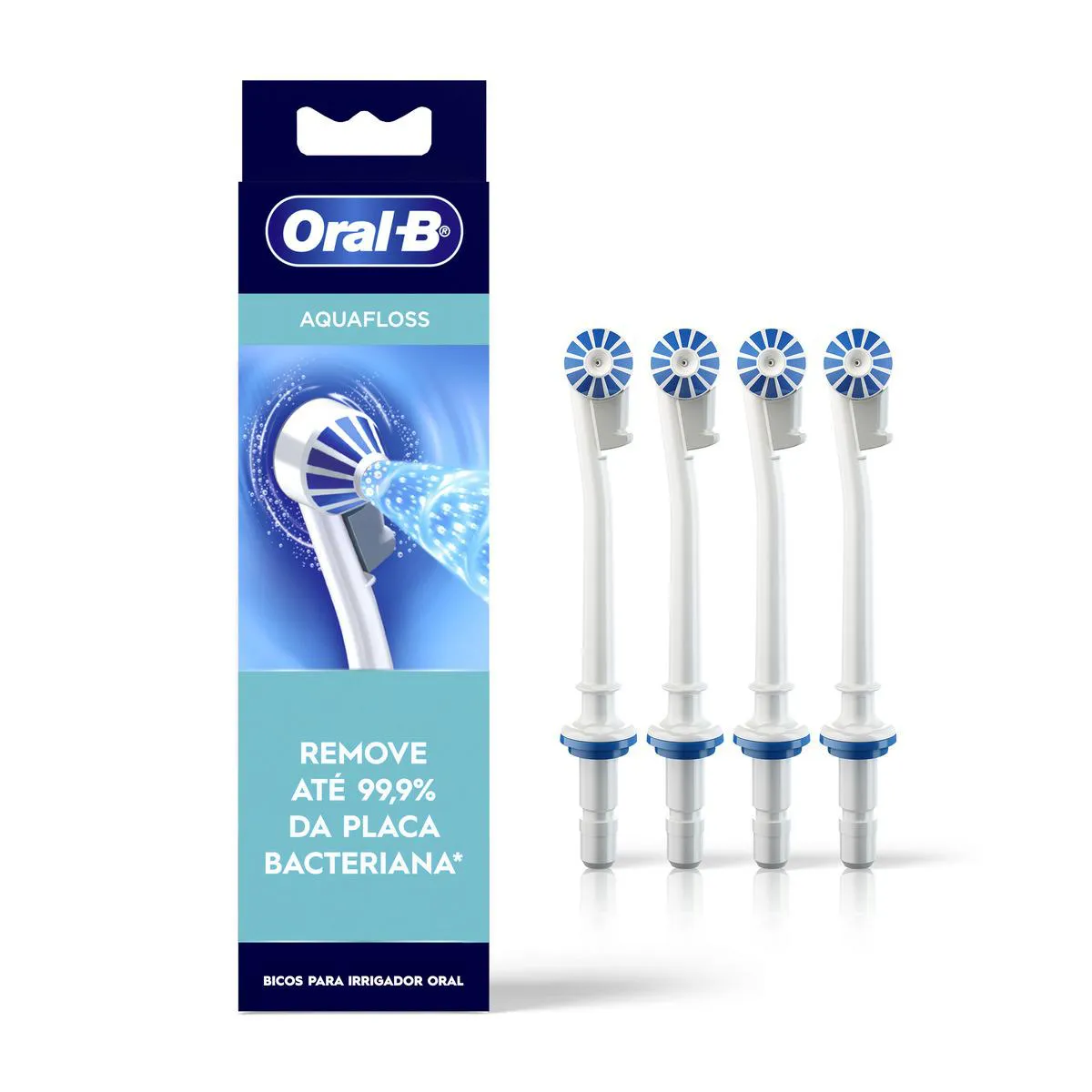 Refil para Irrigador Waterflosser Oral B 4 unidades — | Farmácia Resyla