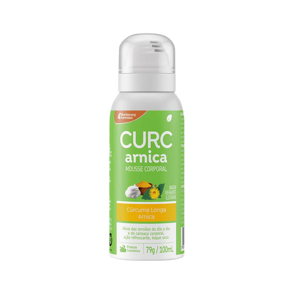 Curc Arnica Mousse Corporal 100ml — | Farmácia Resyla