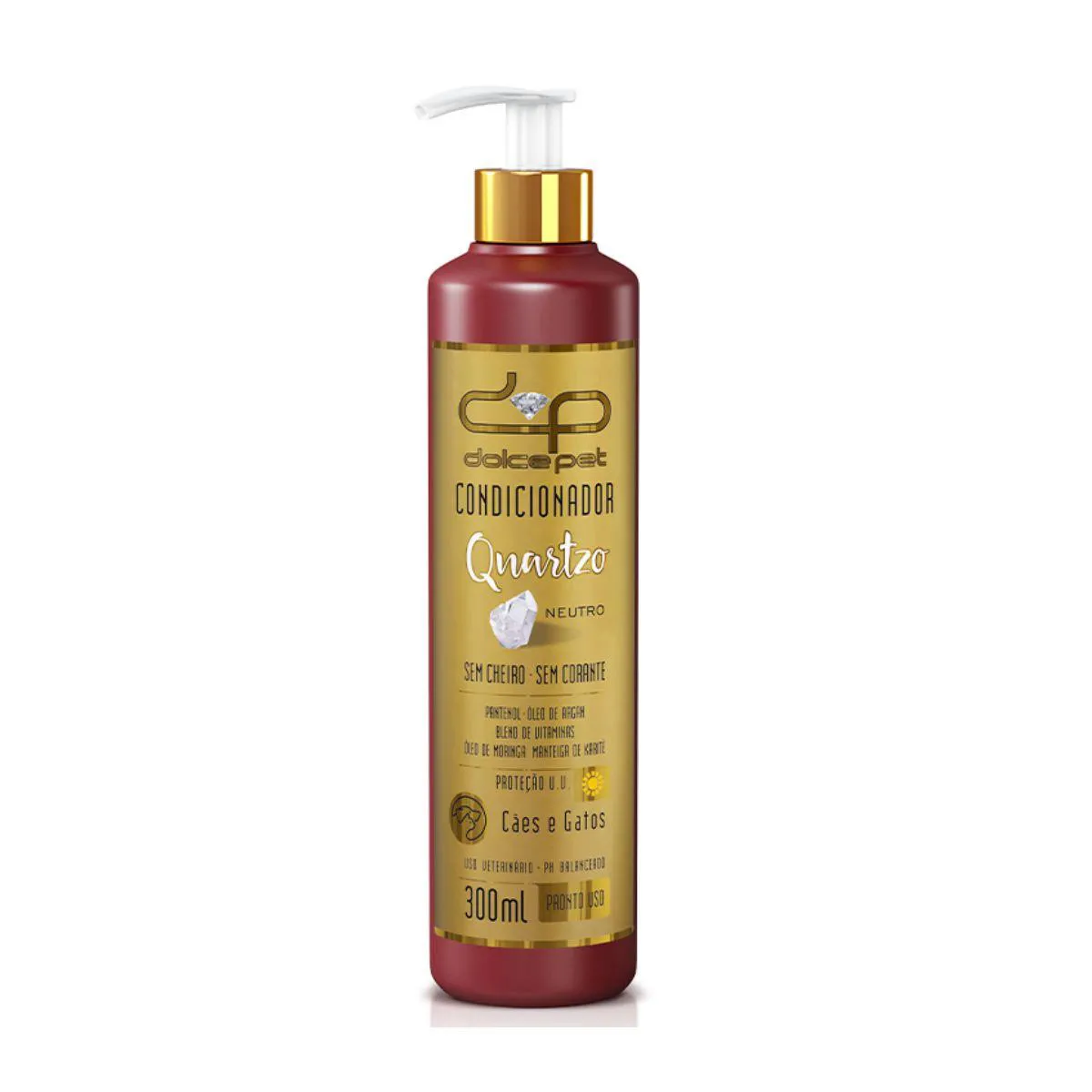 Condicionador Dolce Pet Quartzo Neutro para Cães e Gatos 300Ml — | Farmácia Resyla
