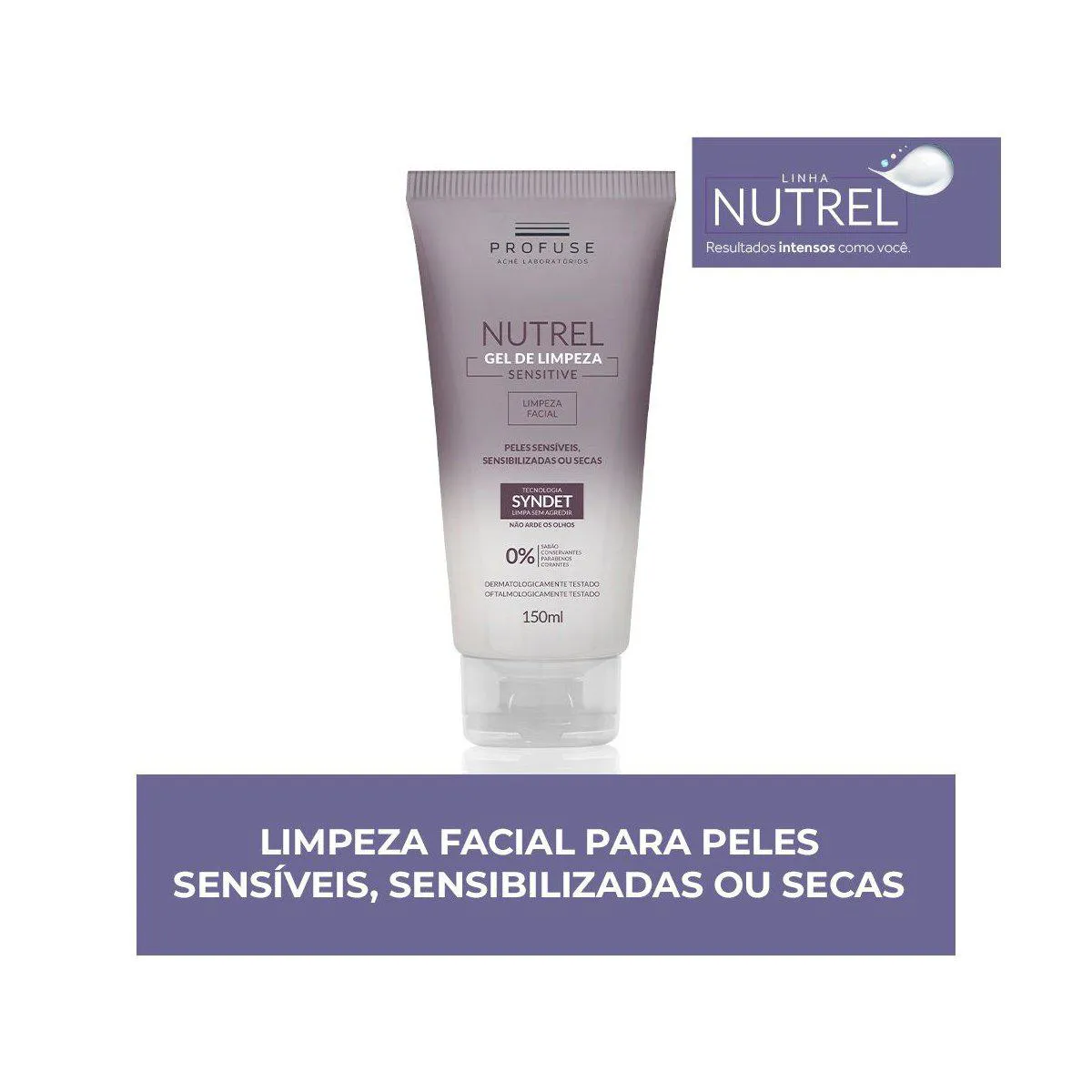 Gel de Limpeza Facial Nutrel Sensitive com 150ml — | Farmácia Resyla