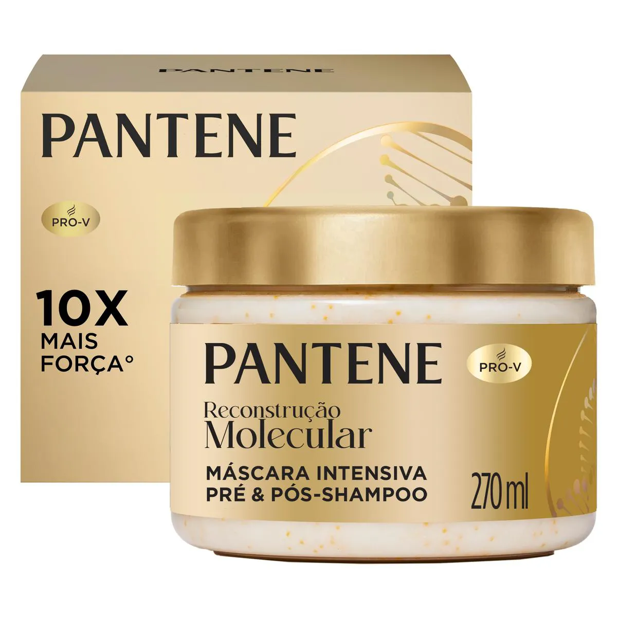Máscara Intensiva Pantene Prov-V Reconstrução Molecular Bond Repair 270g — Pantene | Farmácia Resyla
