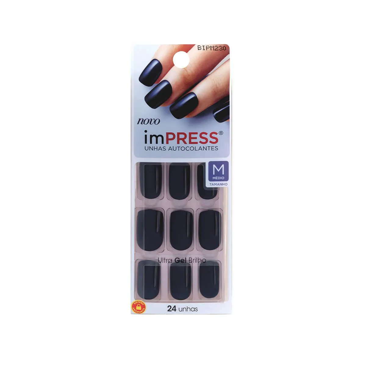 Unhas Autocolantes Impress All Fired Up Média com 24 unidades — | Farmácia Resyla