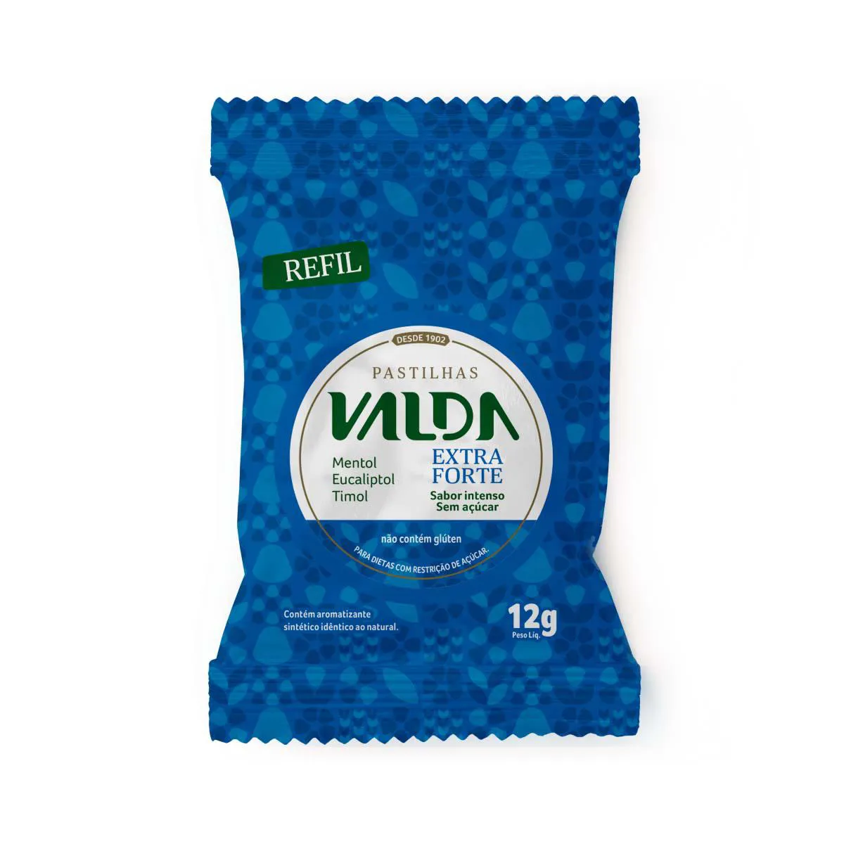 Pastilha Valda Extra Forte Sem Açúcar 12g — Valda | Farmácia Resyla