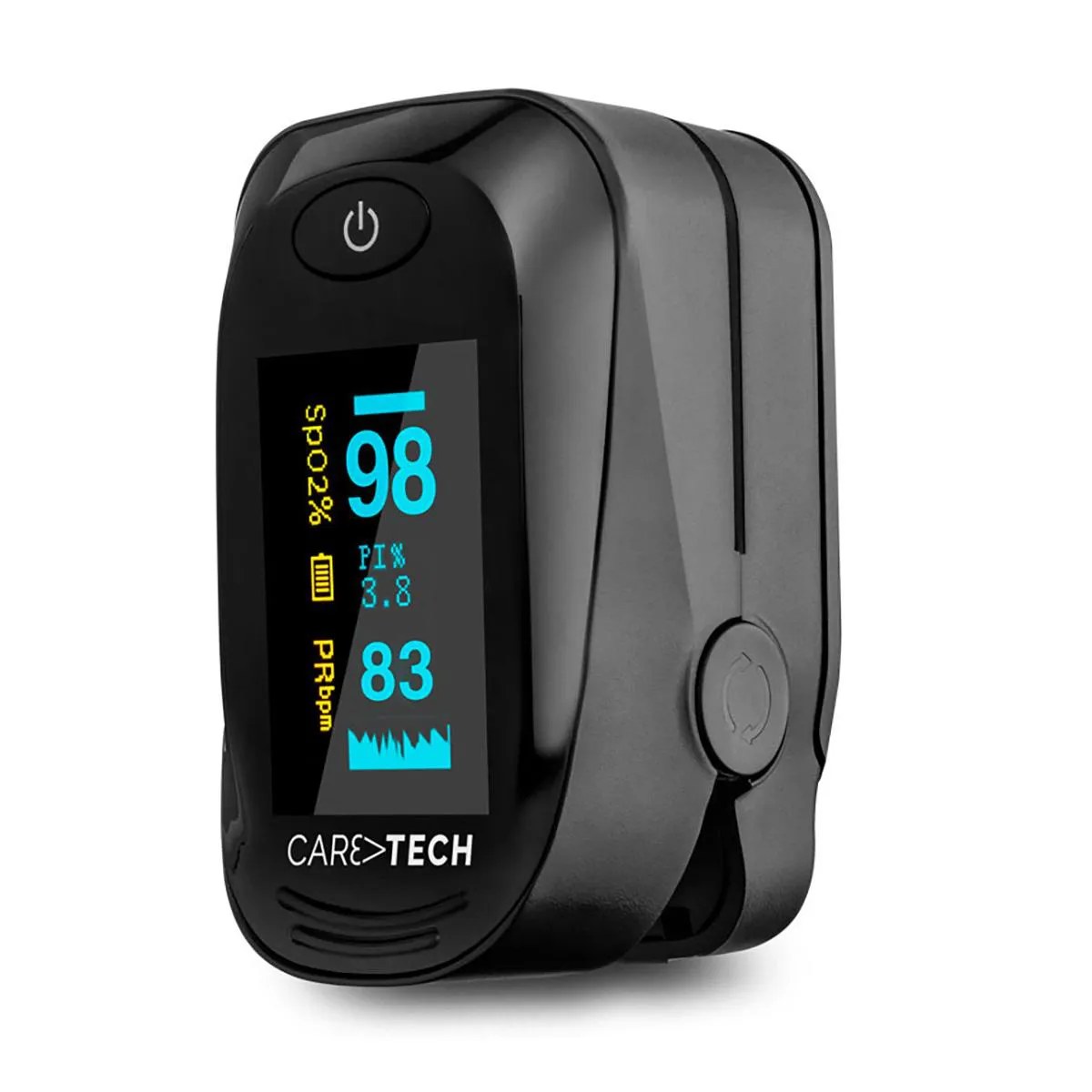 Oxímetro de Pulso Portátil Caretech Oxygen Check HC281 — | Farmácia Resyla