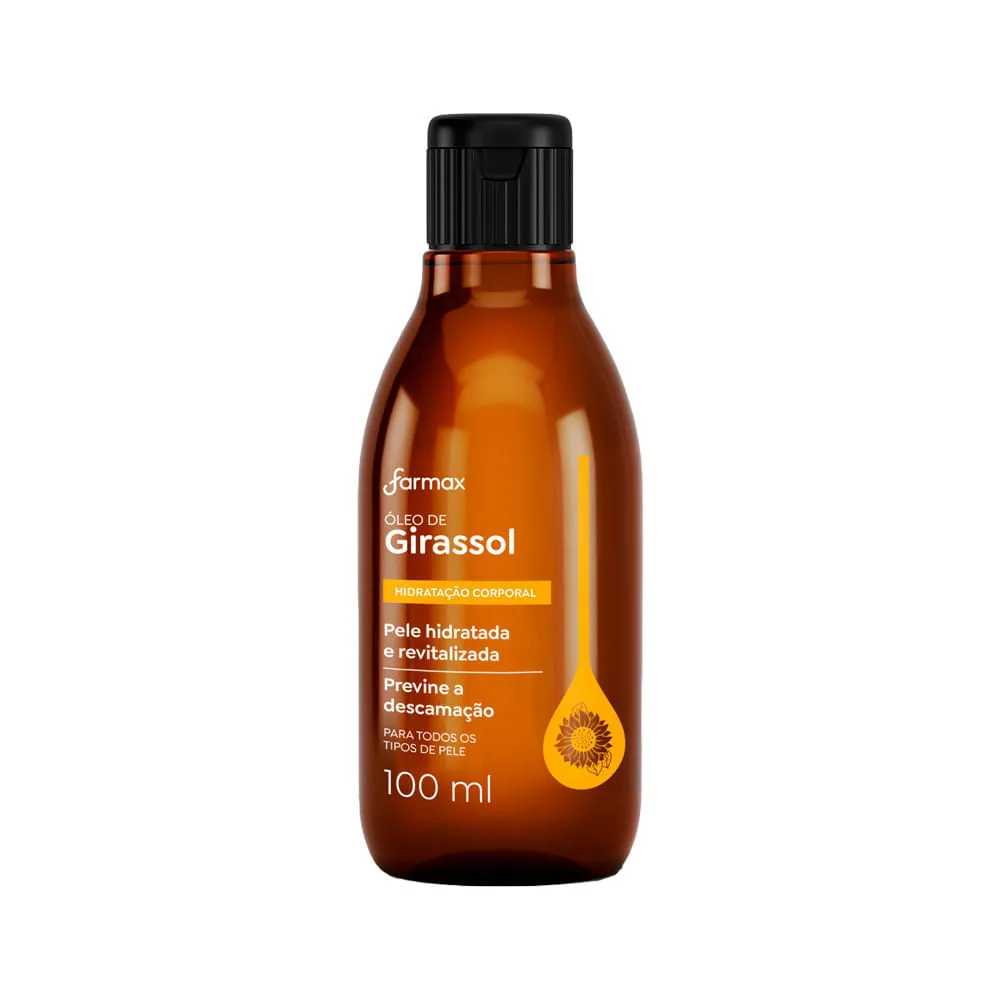 Oleo Hidratante Corporal Farmax 100ml Girassol — | Farmácia Resyla