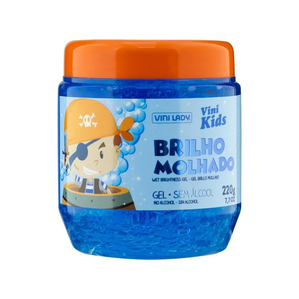 Gel Condicionante Kids Brilho Molhado Vinilady 220Gr — | Farmácia Resyla