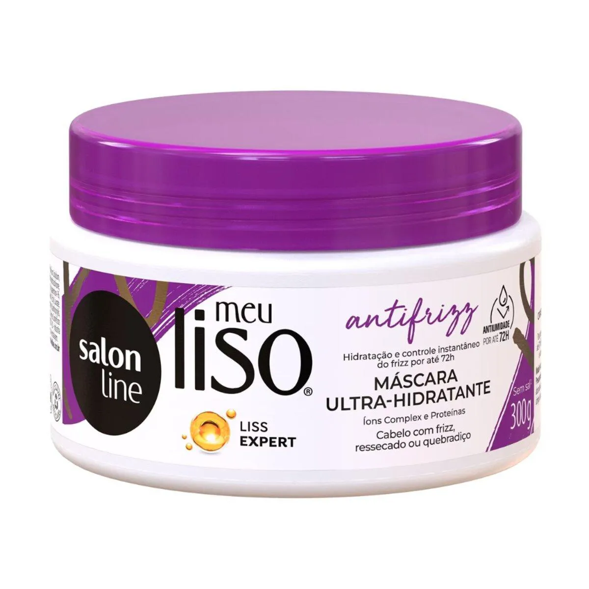 Máscara Condicionante Salon Line Meu Liso Antifrizz 300g — Salon Line | Farmácia Resyla