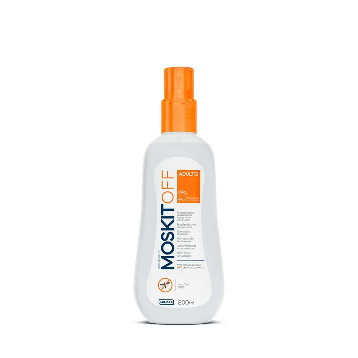 Repelente de Inseto Adulto Moskitoff com DEET Spray 200ml — | Farmácia Resyla
