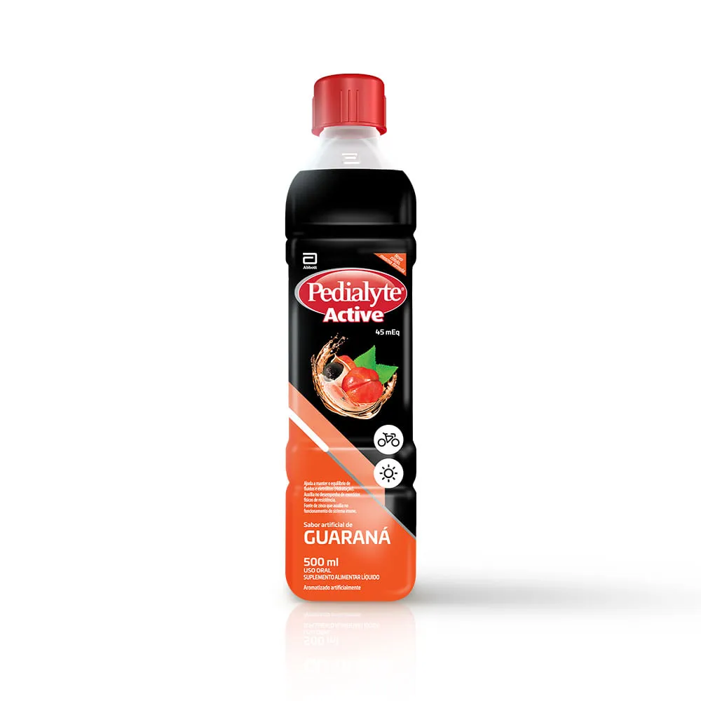 Suplemento Alimentar Líquido Pedialyte Active Guaraná 500ml — | Farmácia Resyla