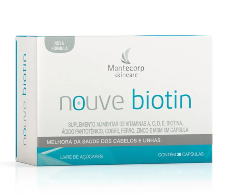 Nouve Biotin Mantecorp 30 Cápsulas — Mantecorp | Farmácia Resyla