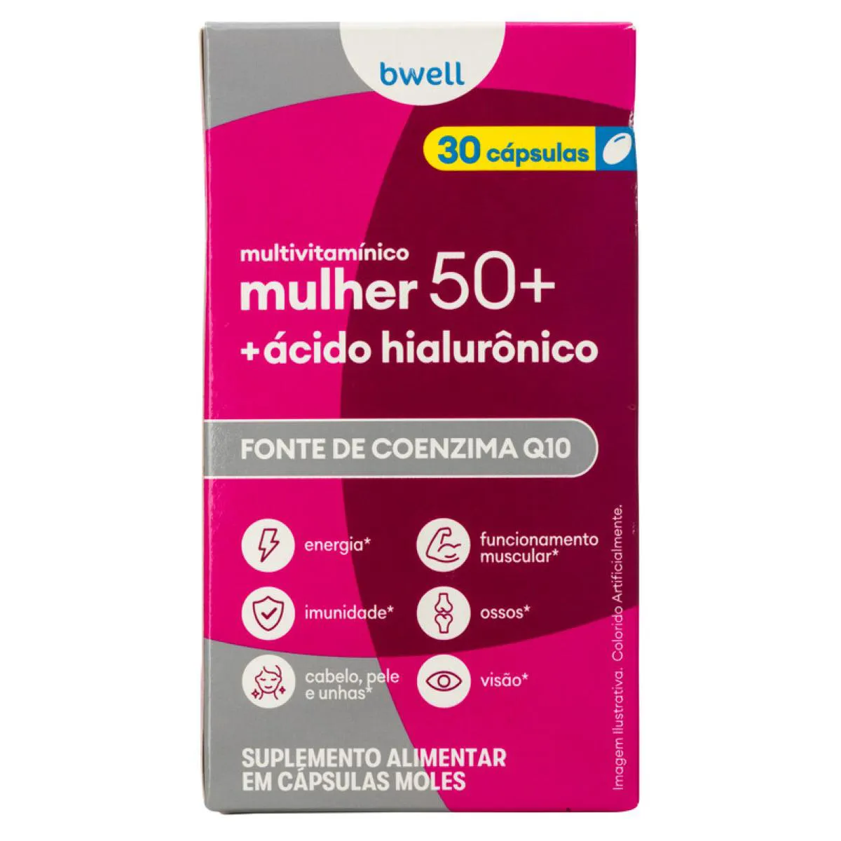 Polivitamínico bwell Mulher Senior 50+ 30 Cápsulas — | Farmácia Resyla