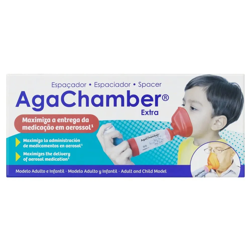 Espaçador Agachamber Adulto E Infantil — | Farmácia Resyla
