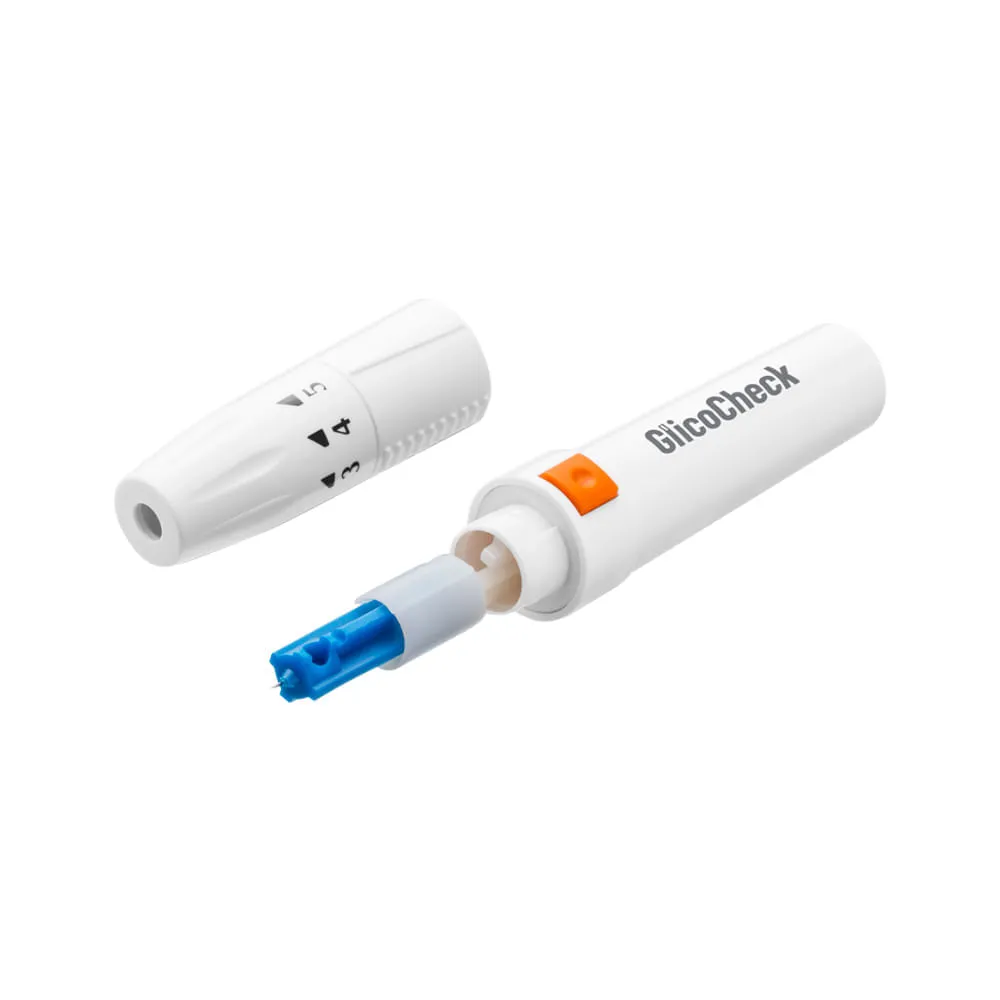 Lancetador Glicocheck Caneta Care Hc517 — | Farmácia Resyla