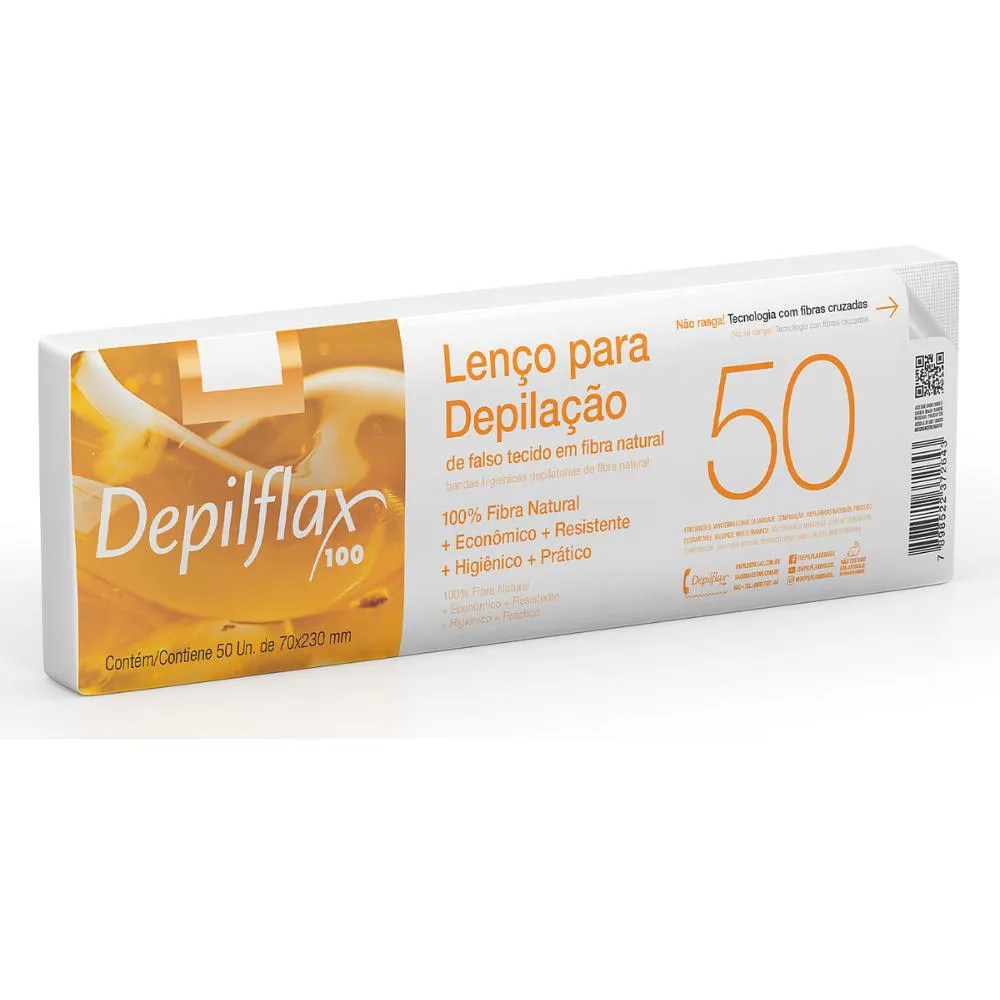 Lenço para Depilação Depilflax C/ 50 Unid — | Farmácia Resyla