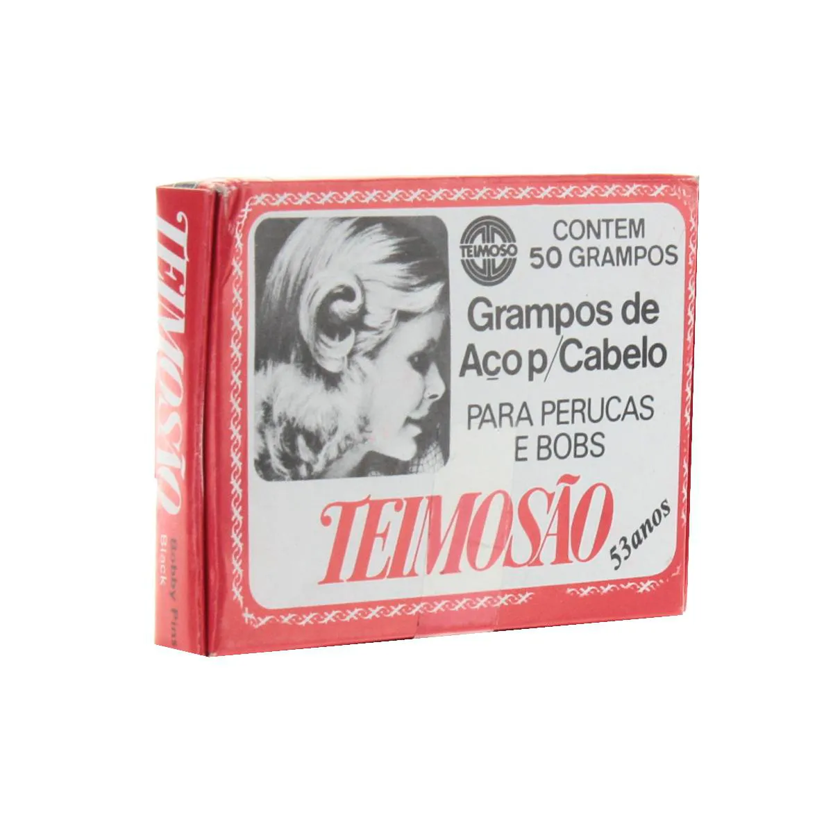 Grampo de Cabelo Teimosão Preto Nº 7 - 50 unidades — | Farmácia Resyla