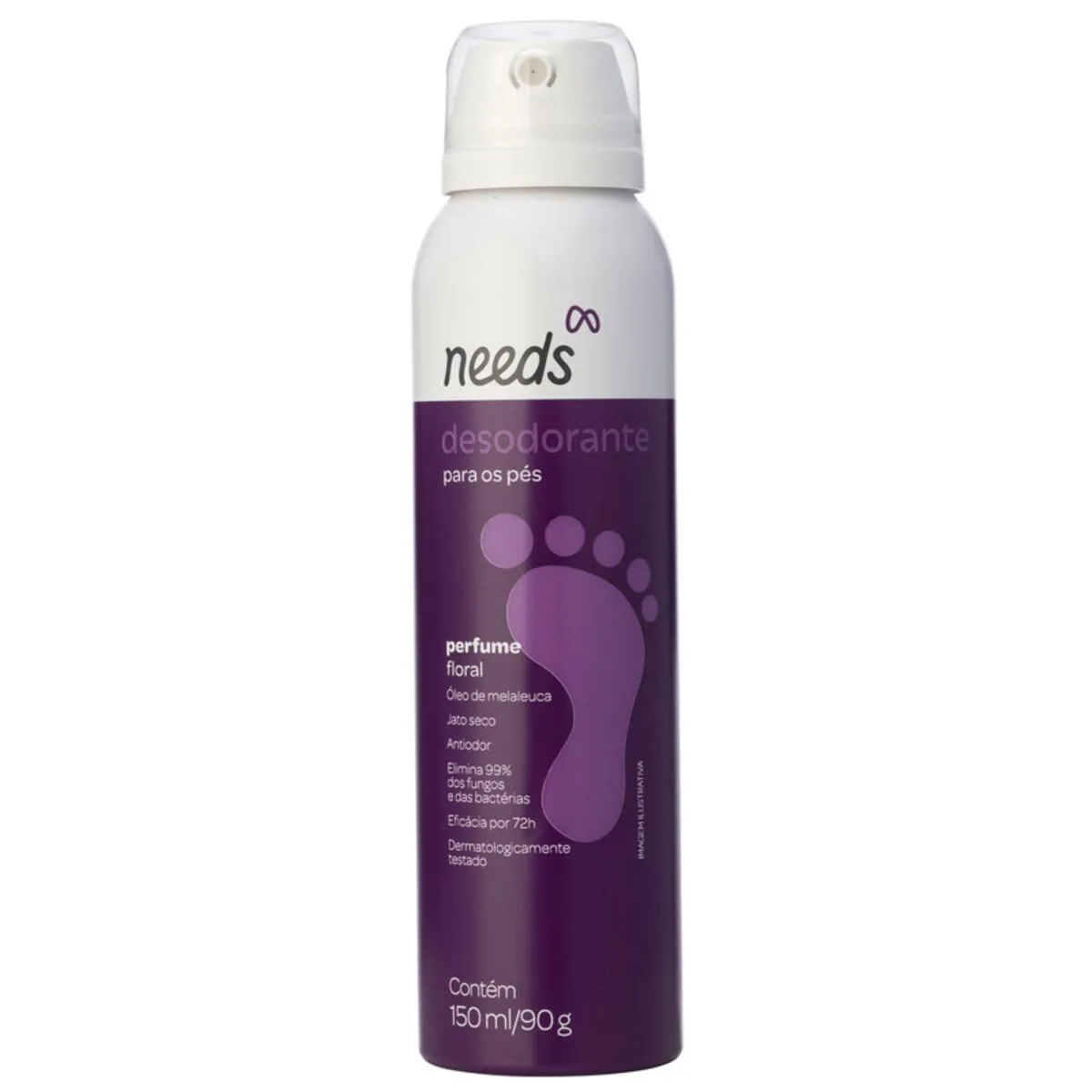 Desodorante para Pés Needs Floral Aerossol 150ml — Needs | Farmácia Resyla