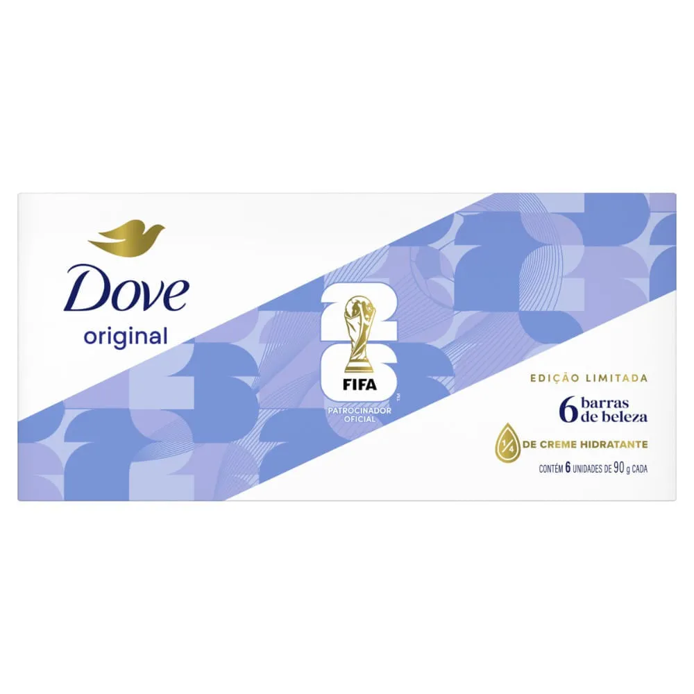 Sabonete Dove Original Com 6 Unidades De 90g — Dove | Farmácia Resyla