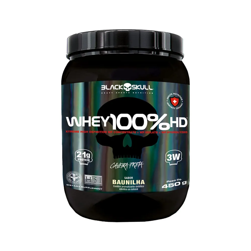 Black Whey 100% Hd 450gr Baunilha — | Farmácia Resyla