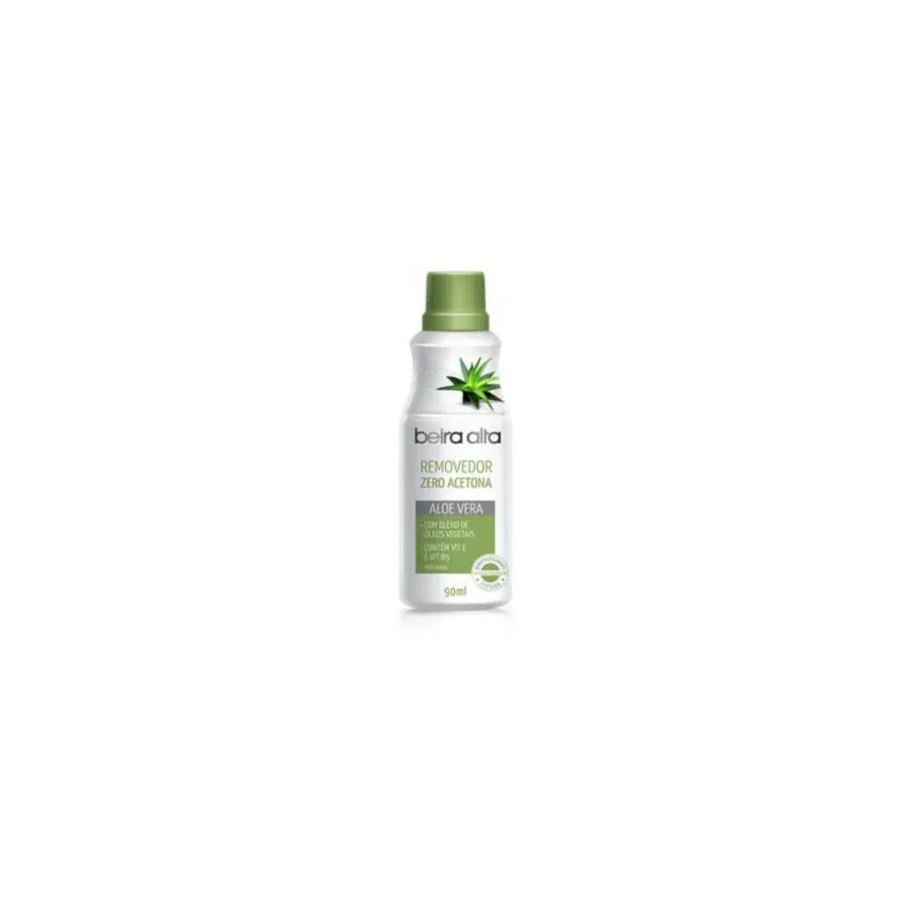 Removedor Esmalte Beira Alta sem Acetona Aloe Vera 90ml — | Farmácia Resyla