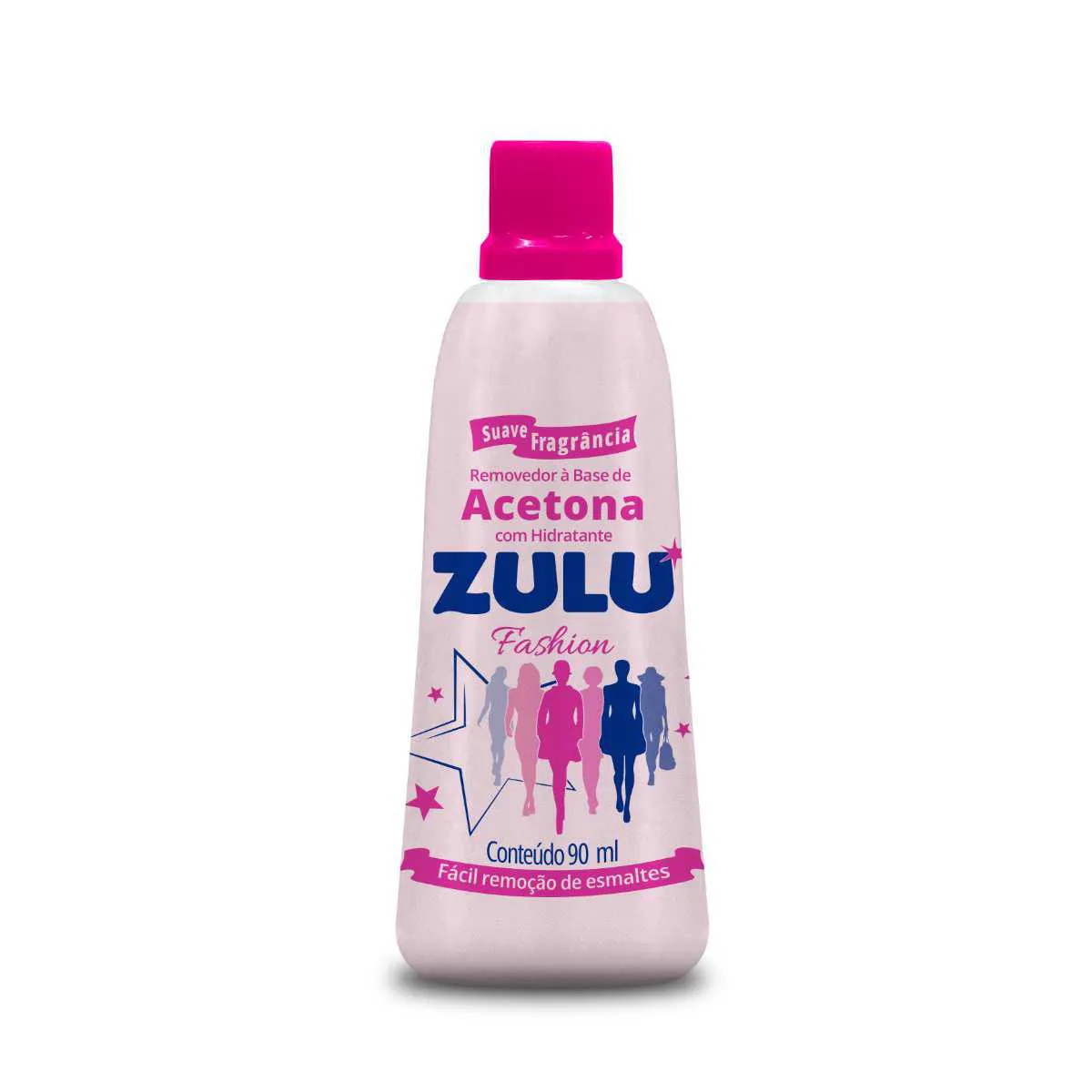 Removedor de Esmalte Zulu Fashion à Base de Acetona com Hidratante 90ml — | Farmácia Resyla