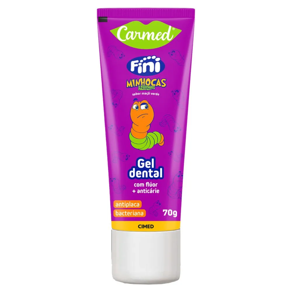 Gel Dental Carmed Minhocas Fini 70gr — | Farmácia Resyla