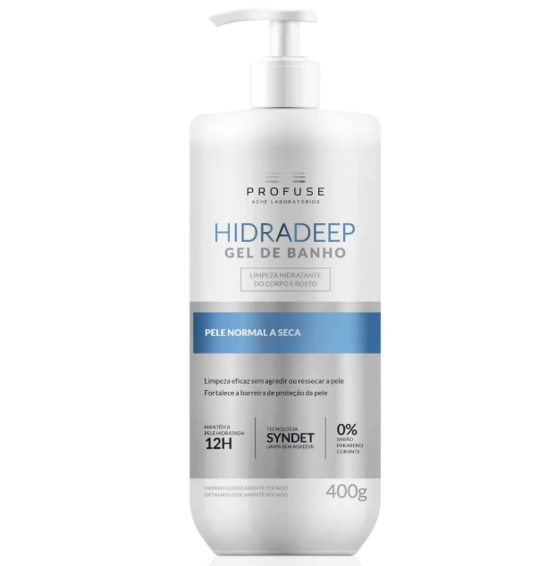 Gel de Banho Profuse Hidradeep Pele Normal a Seca 400ml — | Farmácia Resyla