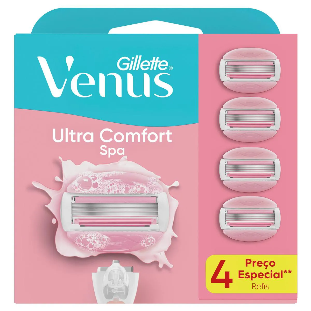 Carga para Aparelho de Depilar Gillette Venus SPA com 4 unidades — Gillette | Farmácia Resyla
