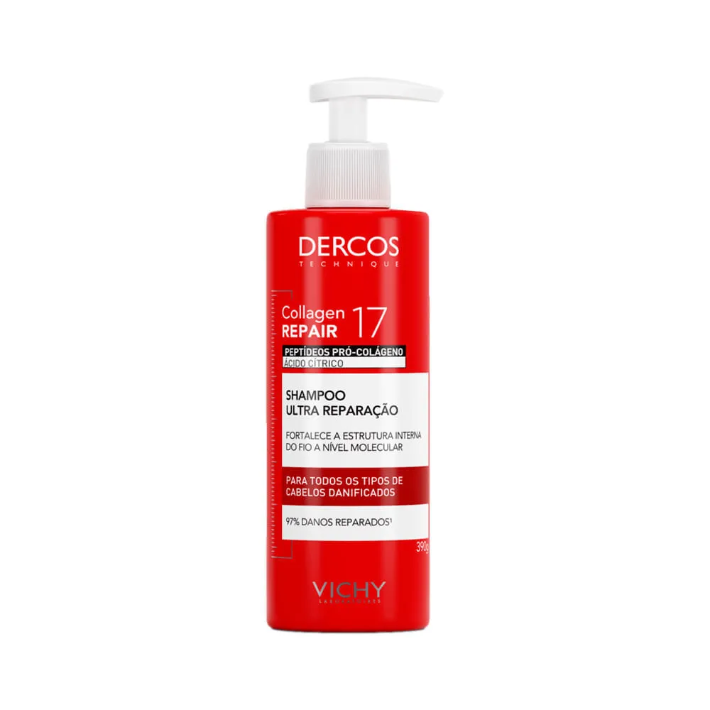 Shampoo Vichy Dercos Collagen Repair 17 390gr — Vichy | Farmácia Resyla