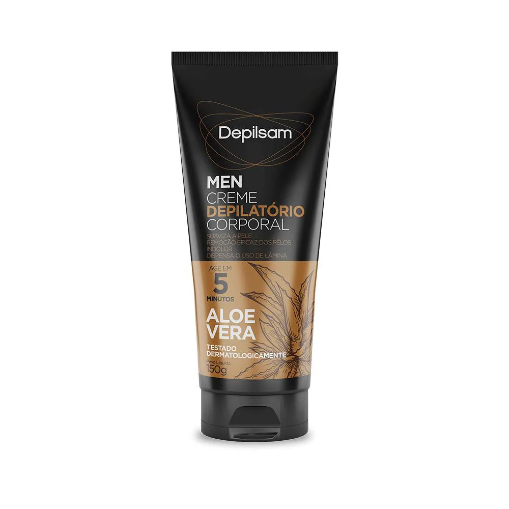 Creme Depilatório Depilsam Men Corporal Masculino 150g — Depilsam | Farmácia Resyla