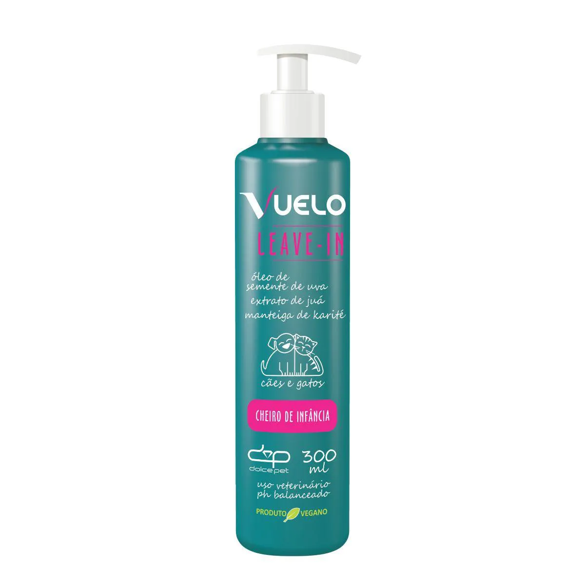 Leave-In Vuelo Cheiro de Infância para Cães e Gatos 300Ml — | Farmácia Resyla