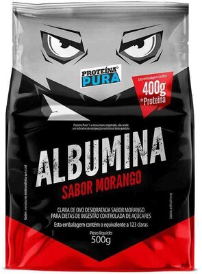 Proteina Pura Albumina - Sabor Morango — | Farmácia Resyla