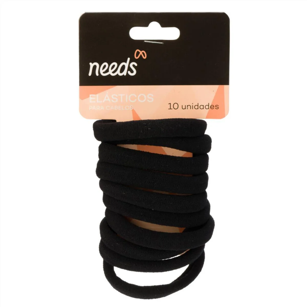 Elásticos de Cabelo Needs Preto 10 Unidades — Needs | Farmácia Resyla