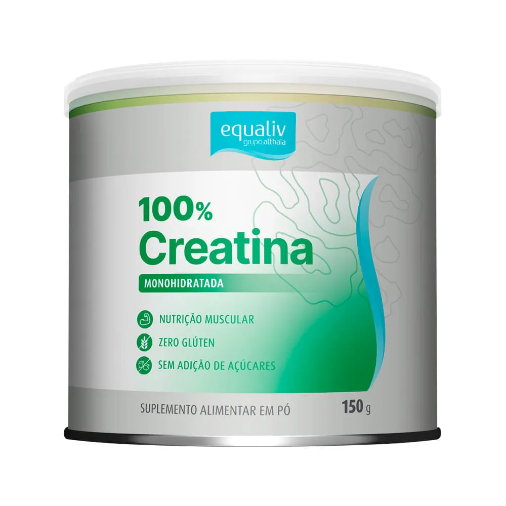 Equaliv 100% Creatina Monohidratada 150gr — | Farmácia Resyla