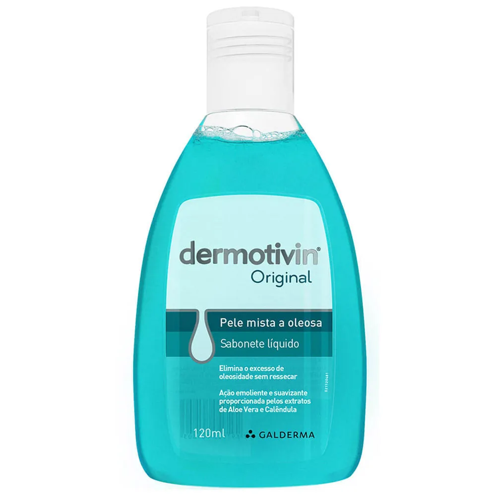 Dermotivin Original Sabonete Líquido Para Pele Mista 120ml — | Farmácia Resyla
