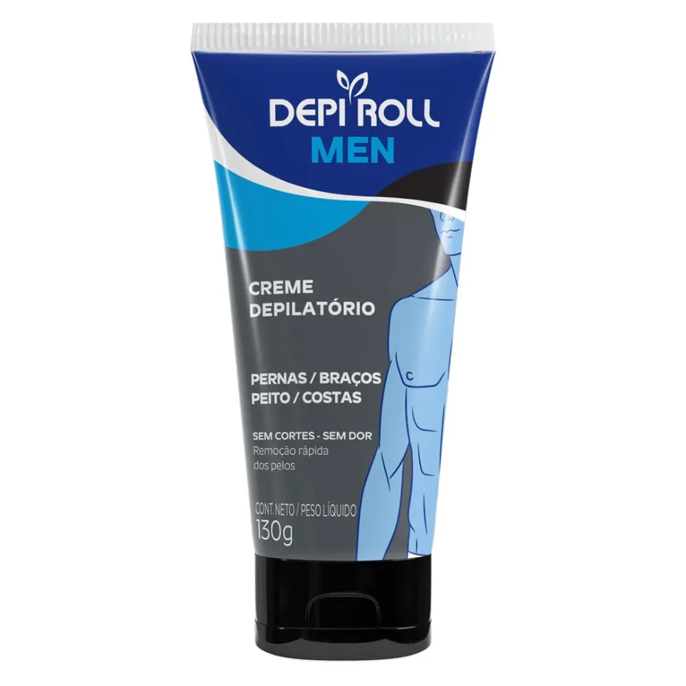 Creme Depilatório Depi Roll Corporal Men 130g — | Farmácia Resyla