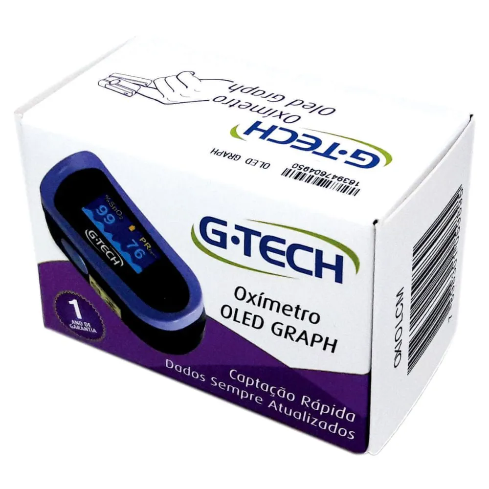 Oxímetro Oled Graph G-tech — | Farmácia Resyla