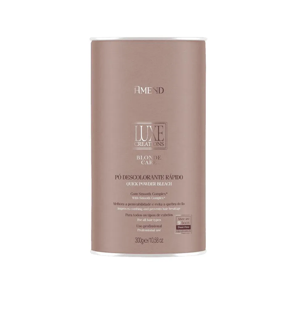 Amend Luxe Creations Blonde Care - Pó Descolorante Rápido 300g — Amend | Farmácia Resyla