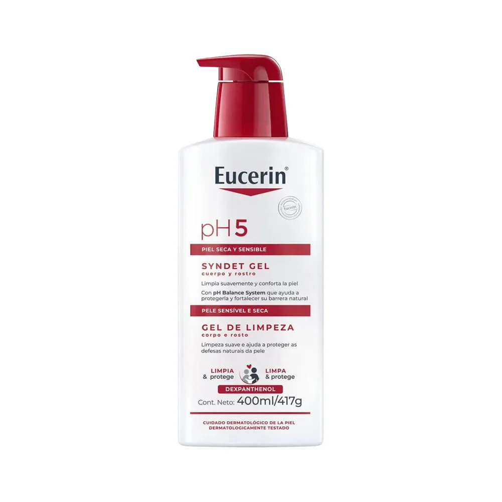 Gel De Limpeza Eucerin Ph5 Pele Seca E Sensível 400ml — Eucerin | Farmácia Resyla