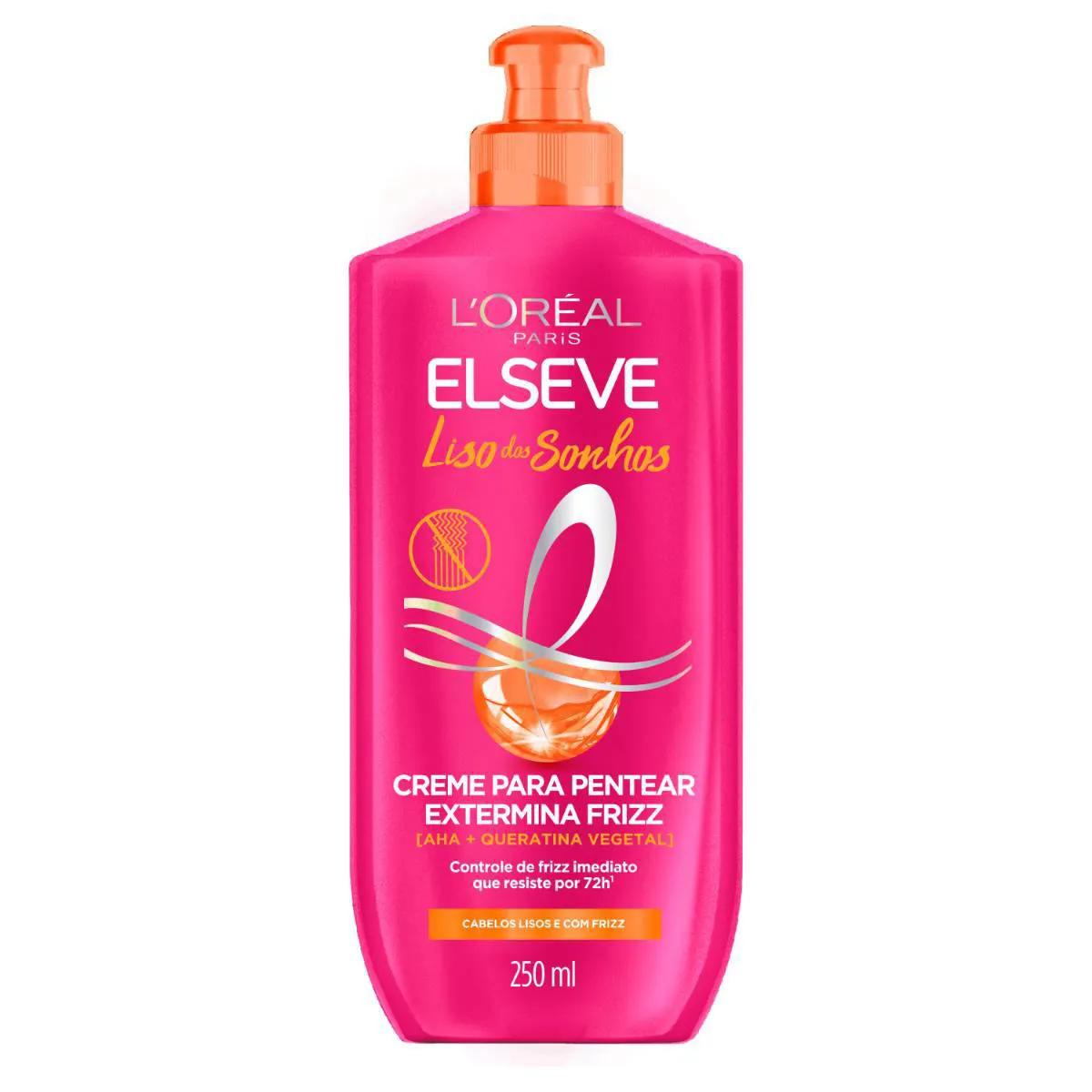 Creme para Pentear Elseve Liso dos Sonhos Definição e Controle de Frizz 250ml — Elseve | Farmácia Resyla