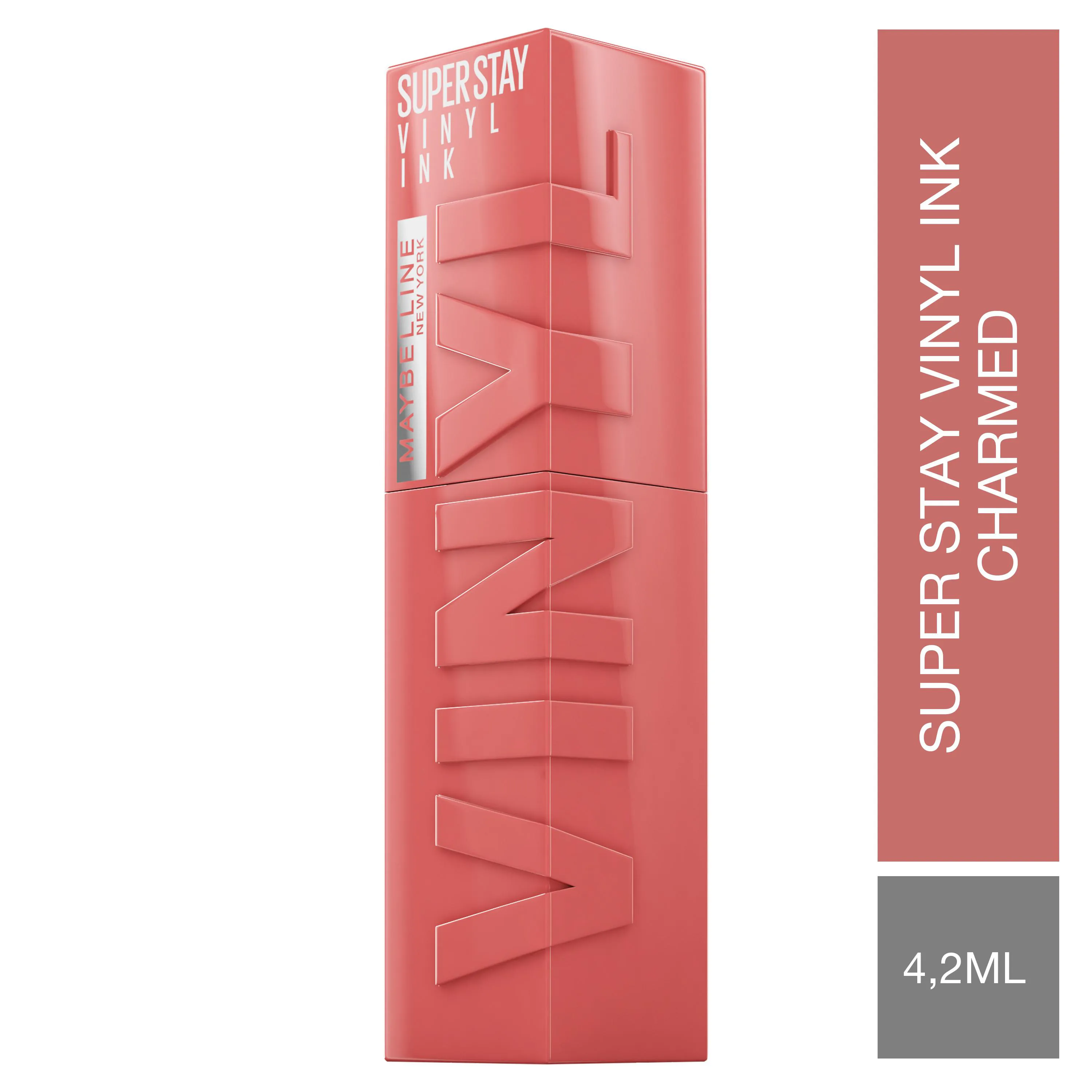 Batom Líquido Maybelline Superstay Vinyl Ink Efeito Espelhado 4,2ml - Charmed — Maybelline | Farmácia Resyla