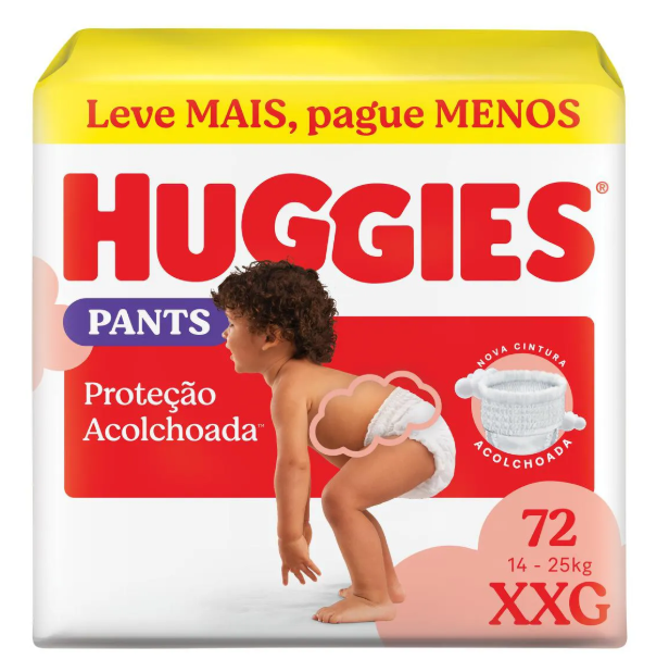 Fralda Huggies Roupinha Supreme Care XXG 72 unidades — Huggies | Farmácia Resyla