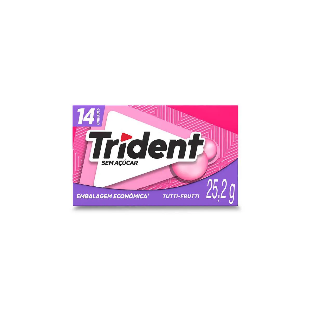Goma de Mascar Trident Tutti Frutti Sem Açúcar 25,2g — Trident | Farmácia Resyla