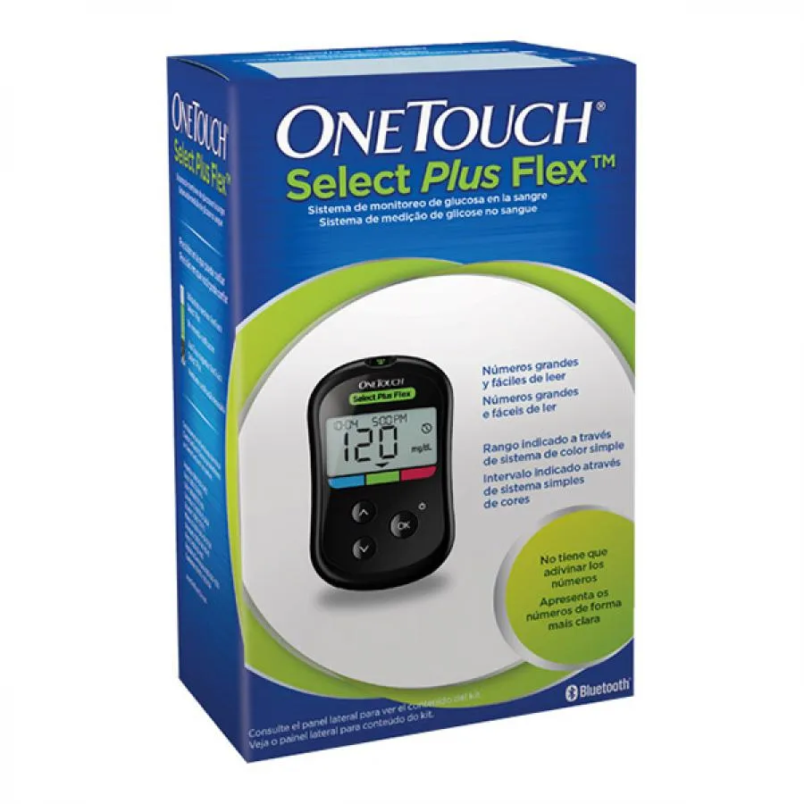 Medidor De Glicemia Onetouch Select Plus Flex — | Farmácia Resyla