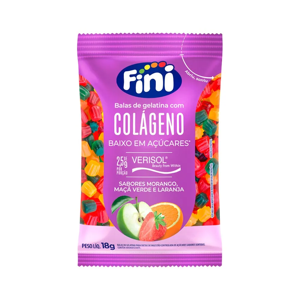 Bala Fini Colageno Verisol 18gr — | Farmácia Resyla
