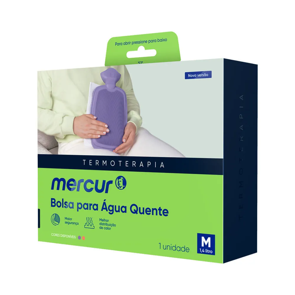 Bolsa Para Agua Quente Mercur Termoterapia M 1,4l Lilas Com 1 Unidade — | Farmácia Resyla